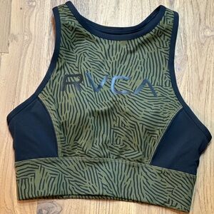 RVCA sports bra crop top